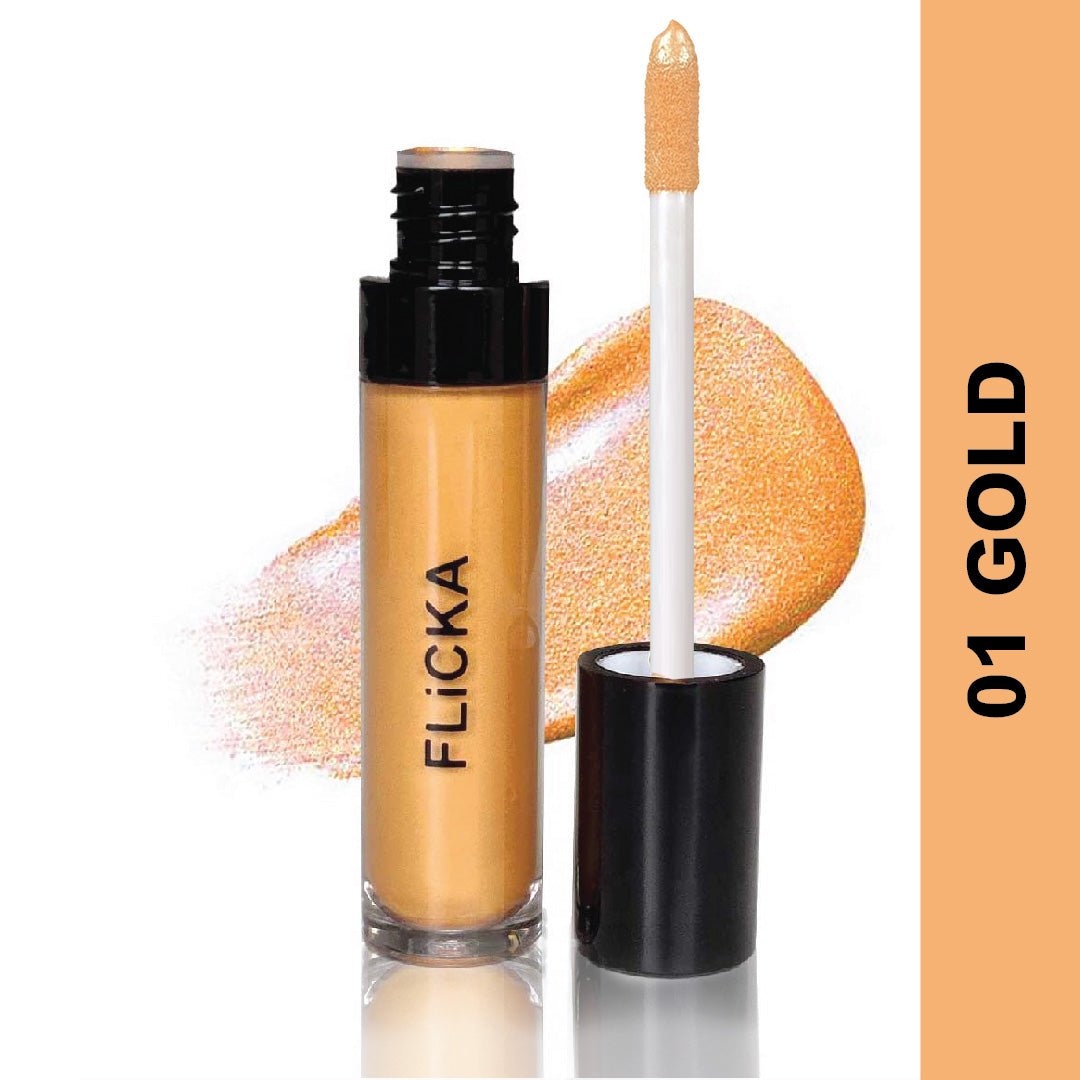 Flicka Cosmetics 01Gold - High On Shine Highlighter