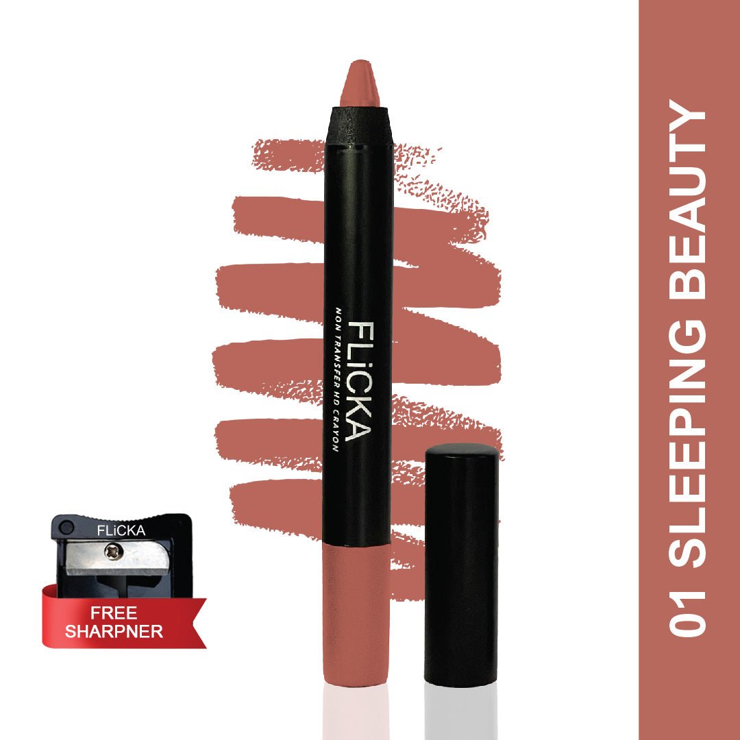 Flicka Cosmetics 01SleepingBeauty - Lasting Lipsence Crayon Lipstick