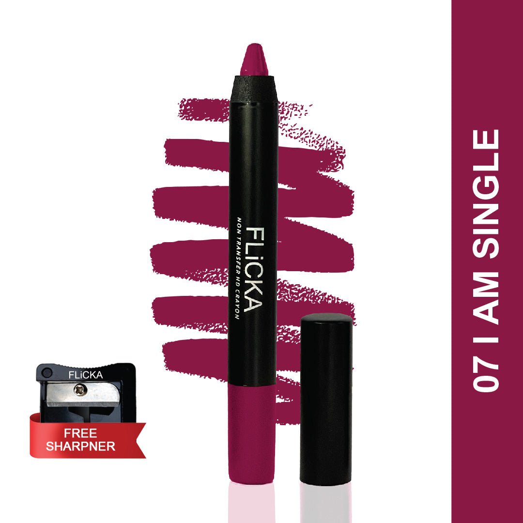 Flicka Cosmetics 07IAmSingle - Lasting Lipsence Crayon Lipstick