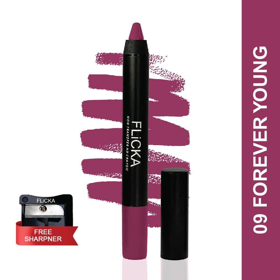 Flicka Cosmetics 09ForeverYoung - Lasting Lipsence Crayon Lipstick