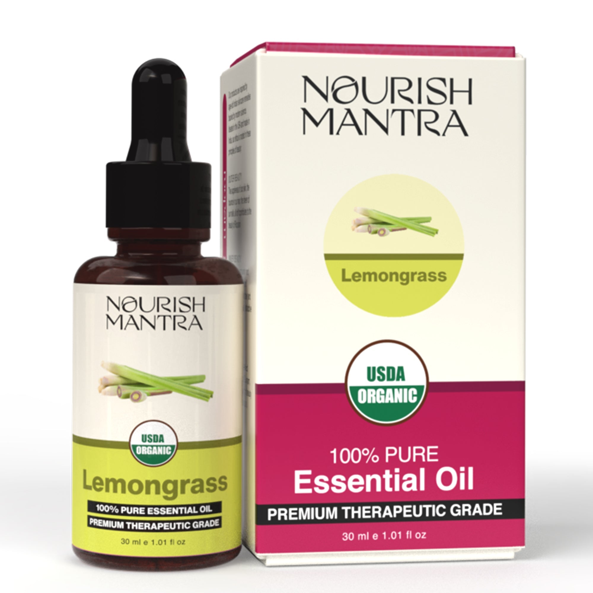 Nourish Mantra Lemongrass Essential Oil