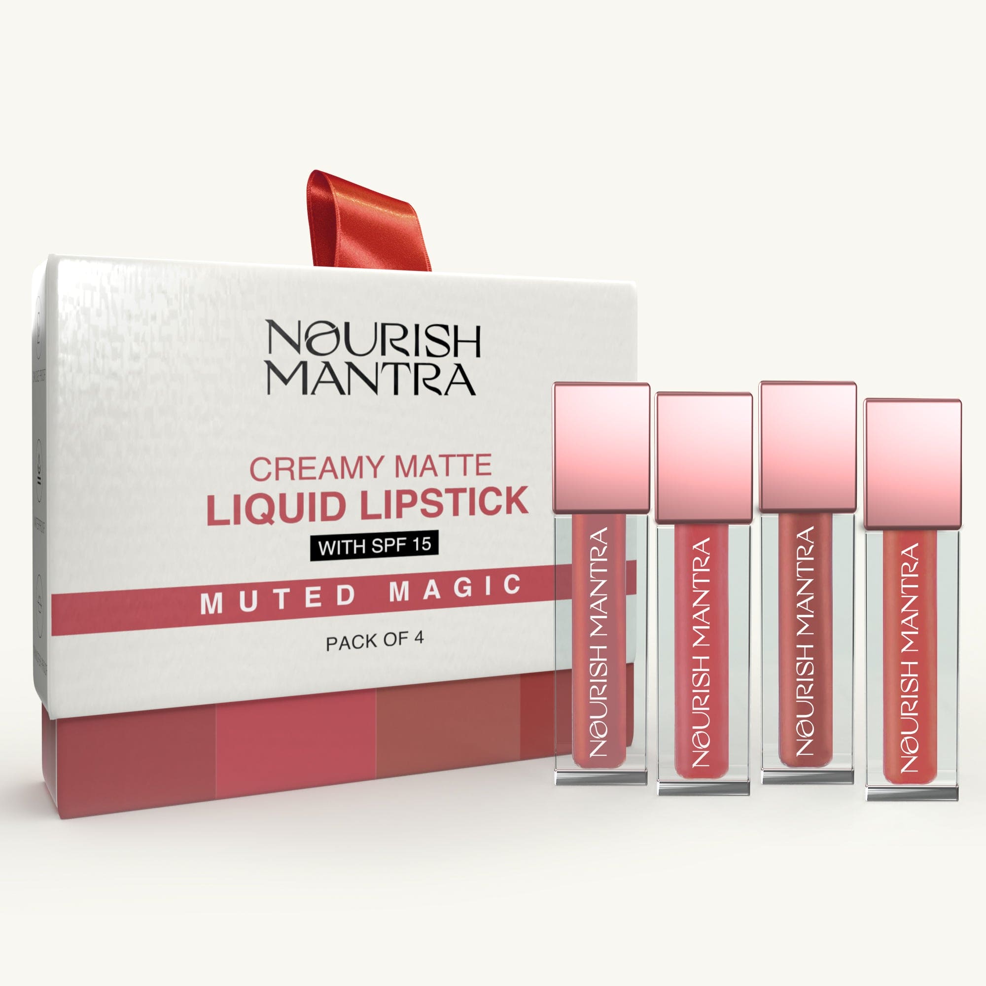 Nourish Mantra Muted Magic Creamy Matte Liquid Lipstick Combo