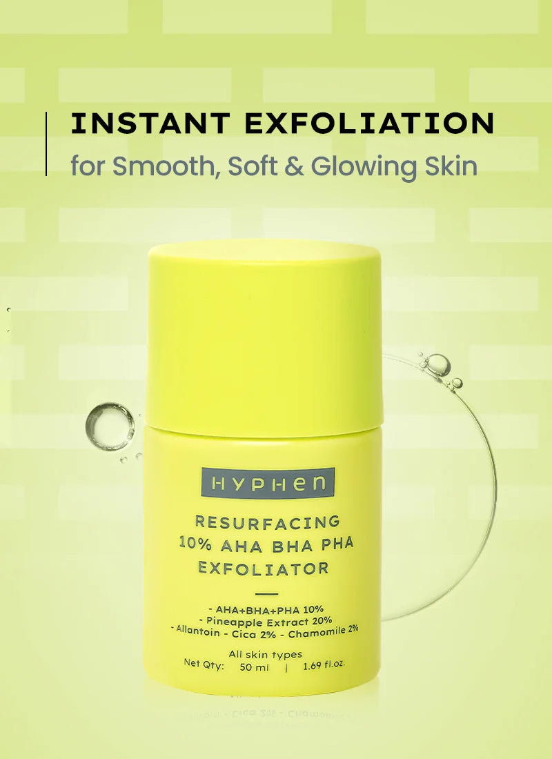 Hyphen Resurfacing 10% Aha Bha Pha Exfoliator