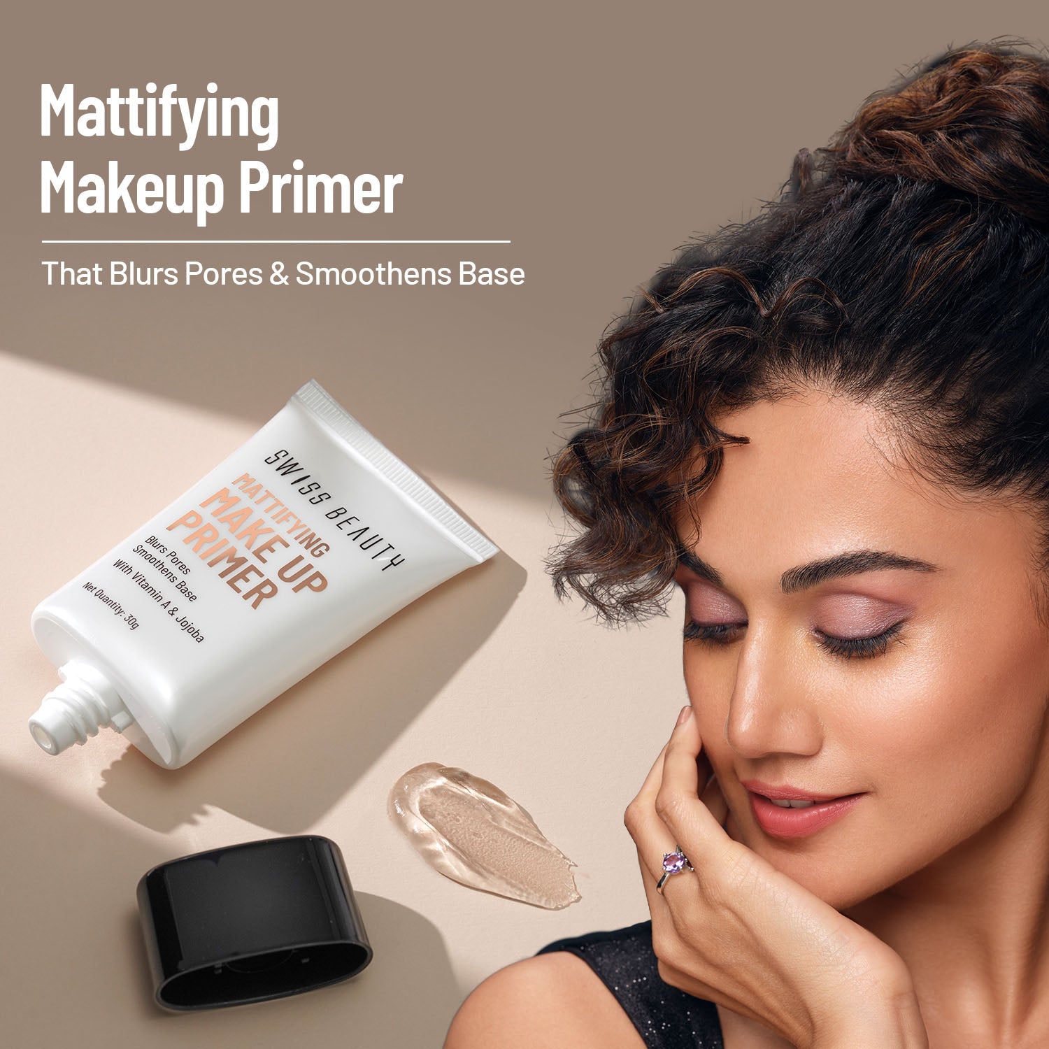 Swiss Beauty Oil Free Long Lasting Make-up Primer - Transparent-01