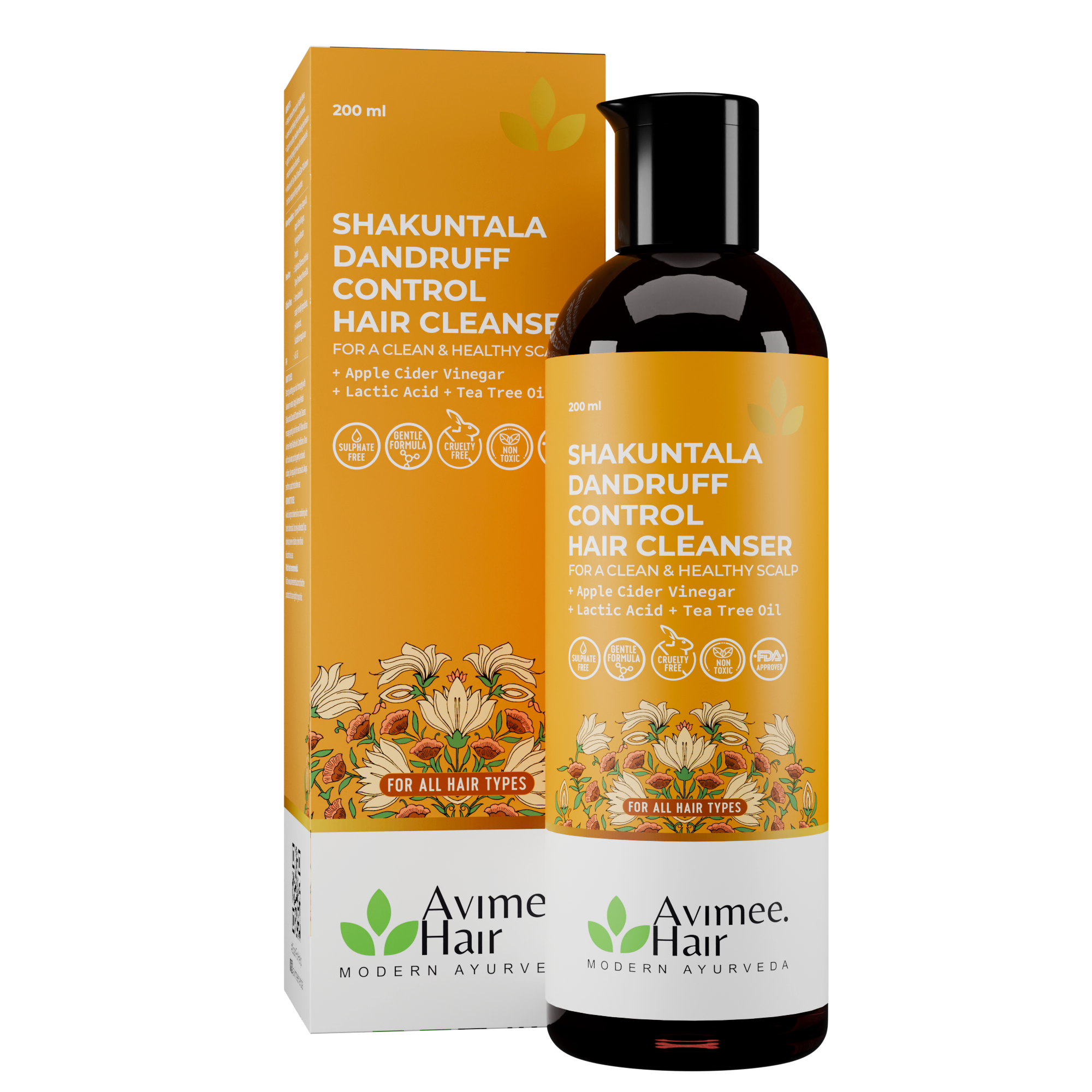 Avimee Herbal Shakuntala Hair Cleanser for Dandruff - 200ml