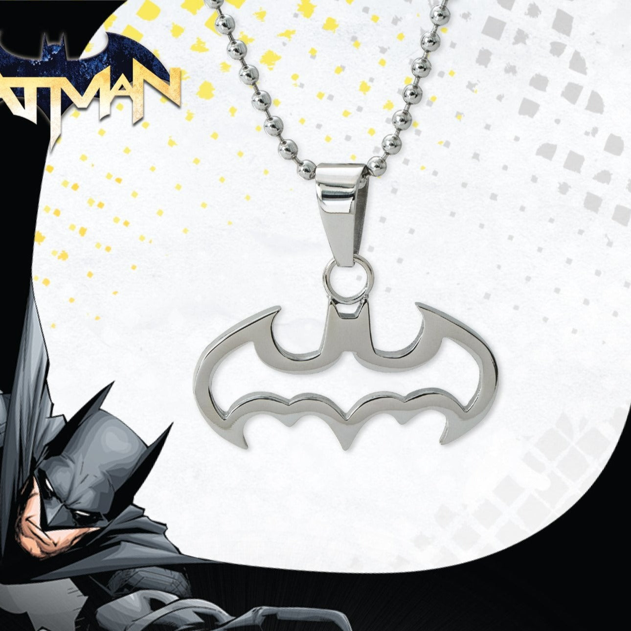 Salty Bruce Wayne Silver Pendant