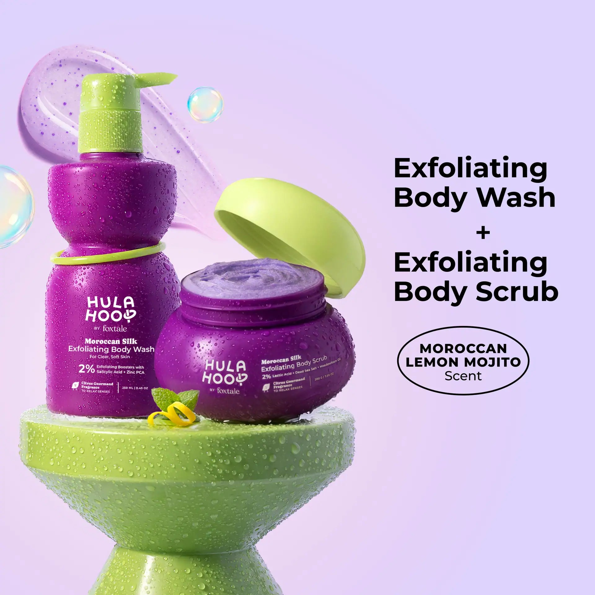 Foxtale Hula Hoop Exfoliating Duo