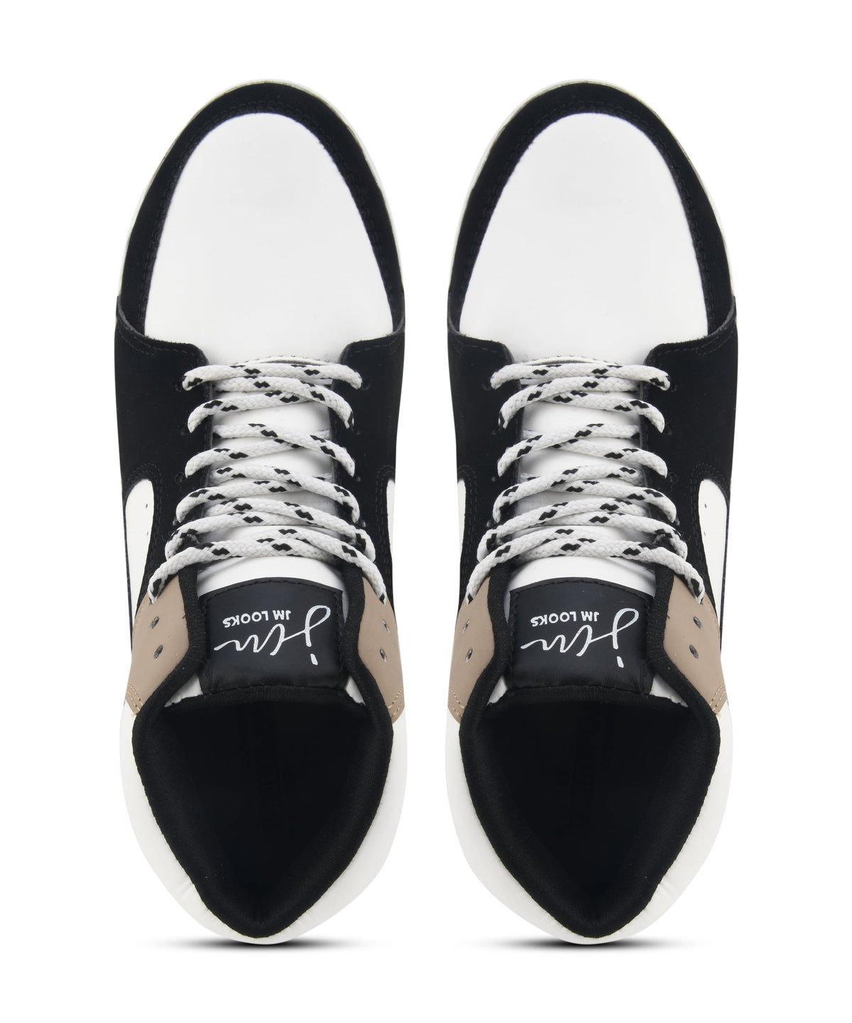 JM Looks High-Top Casual Lace-Up Sneakers