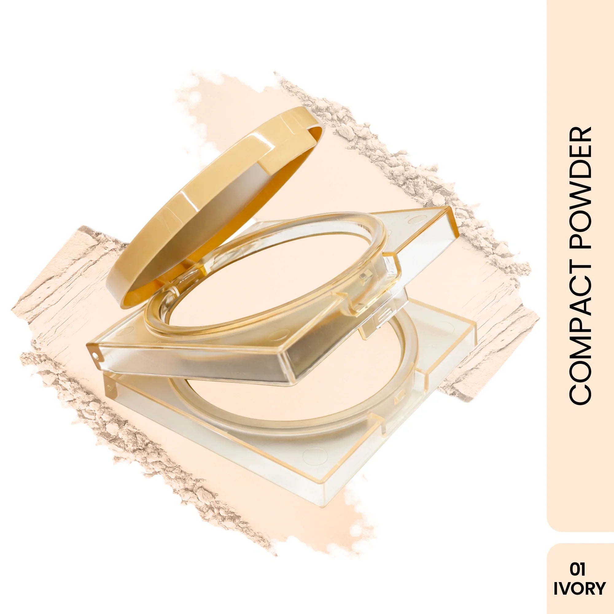 Seven Seas 01-Ivory - Tone Cover HD Compact Powder