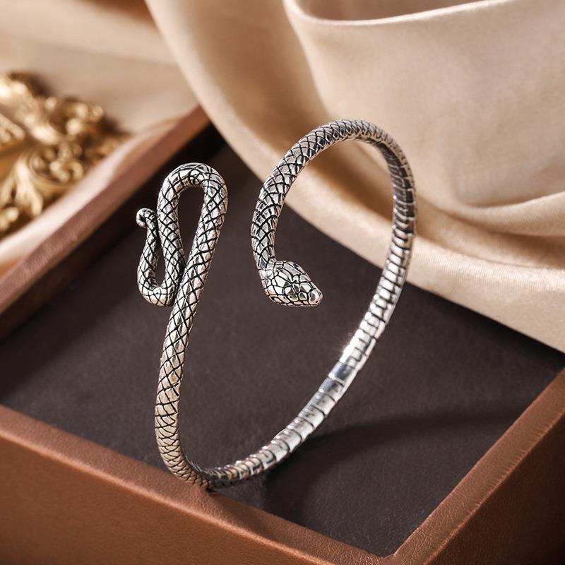 Salty Parseltongue Silver Cuff