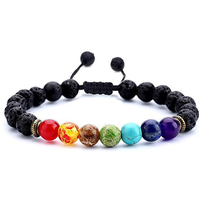 Salty Seven Chakras Lapis Lazuli Band