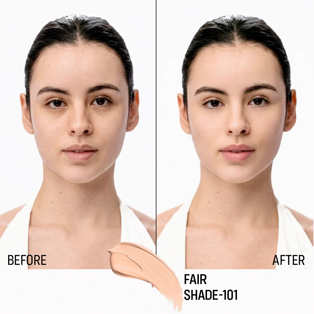 Flicka Cosmetics Shade 101 - High Coverage Hd Liquid Foundation