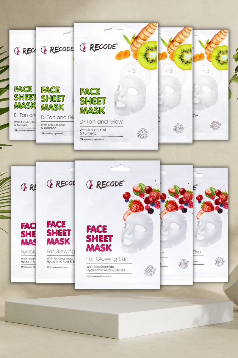 Recode Face Sheet Mask Set Of 10