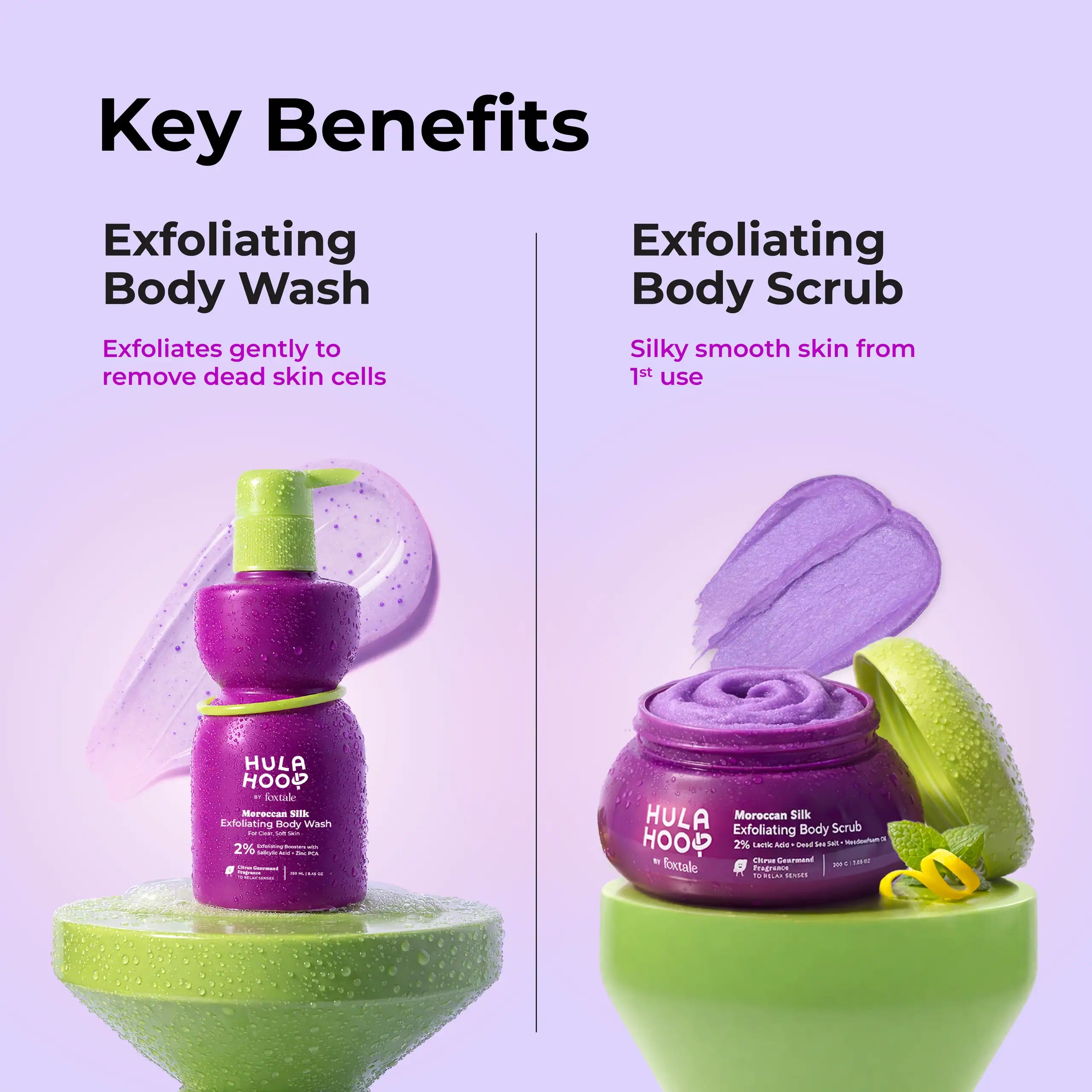 Foxtale Hula Hoop Exfoliating Duo