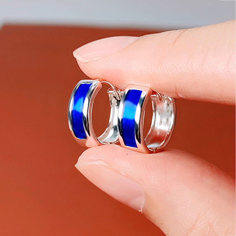 Salty Contemporary Blue Hoop