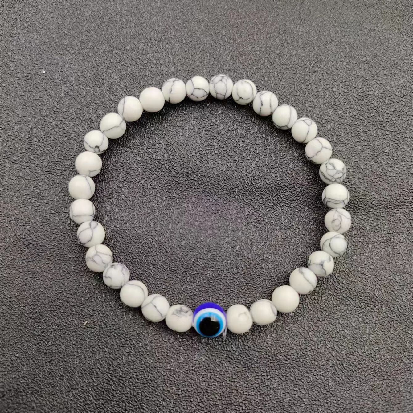 Salty Protective Evil Eye Natural Stone Band