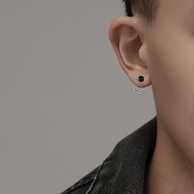 Salty Modern Style Black Hoops