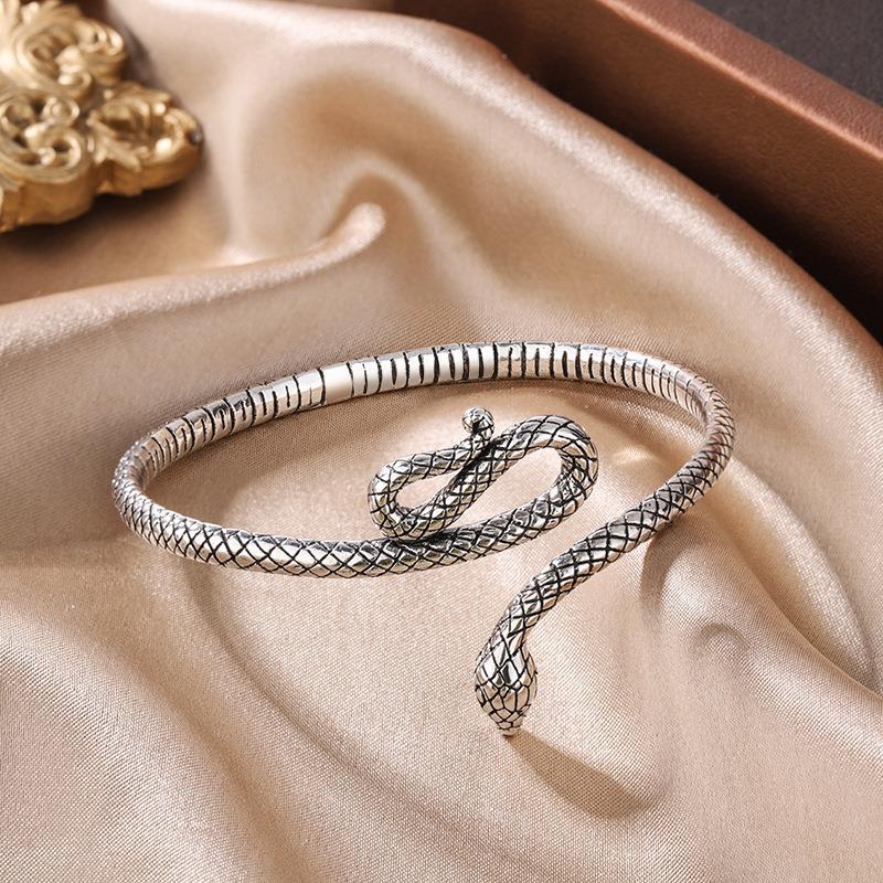 Salty Parseltongue Silver Cuff