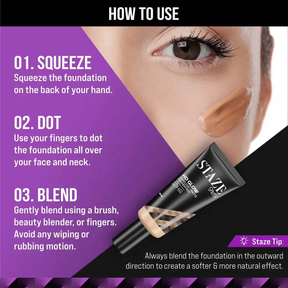 Staze HD Glow Foundation