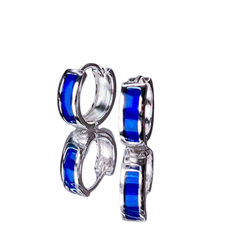 Salty Contemporary Blue Hoop