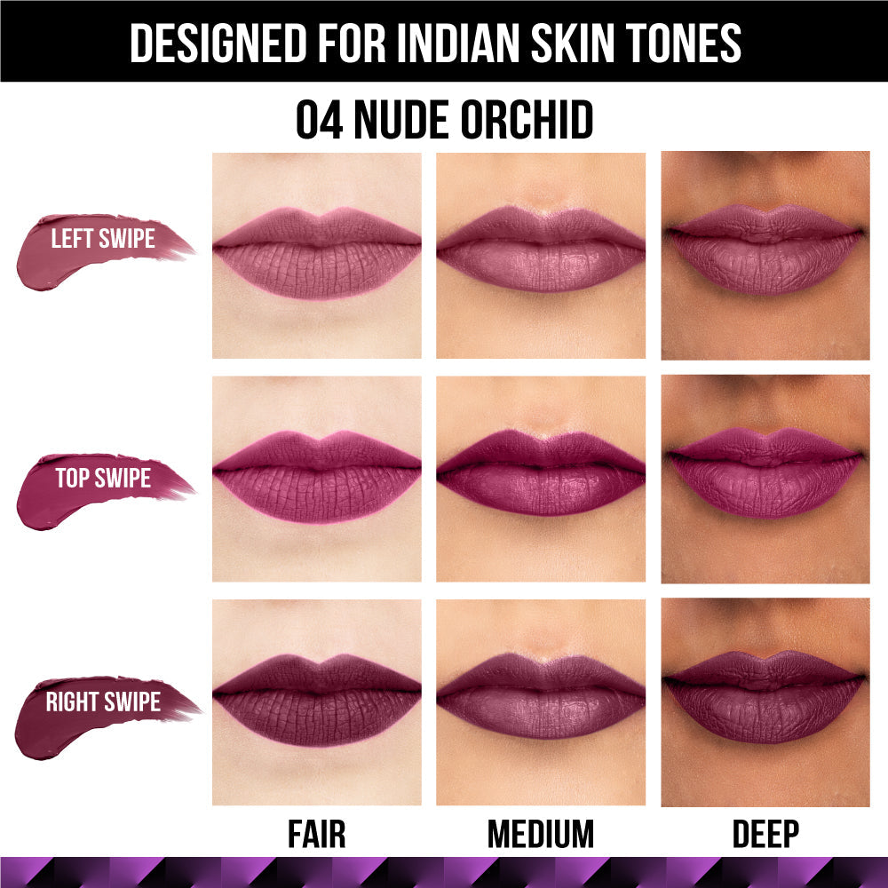 Staze Love Tri-Angle 3 In 1 Matte Lipstick - 01 Brick Pink