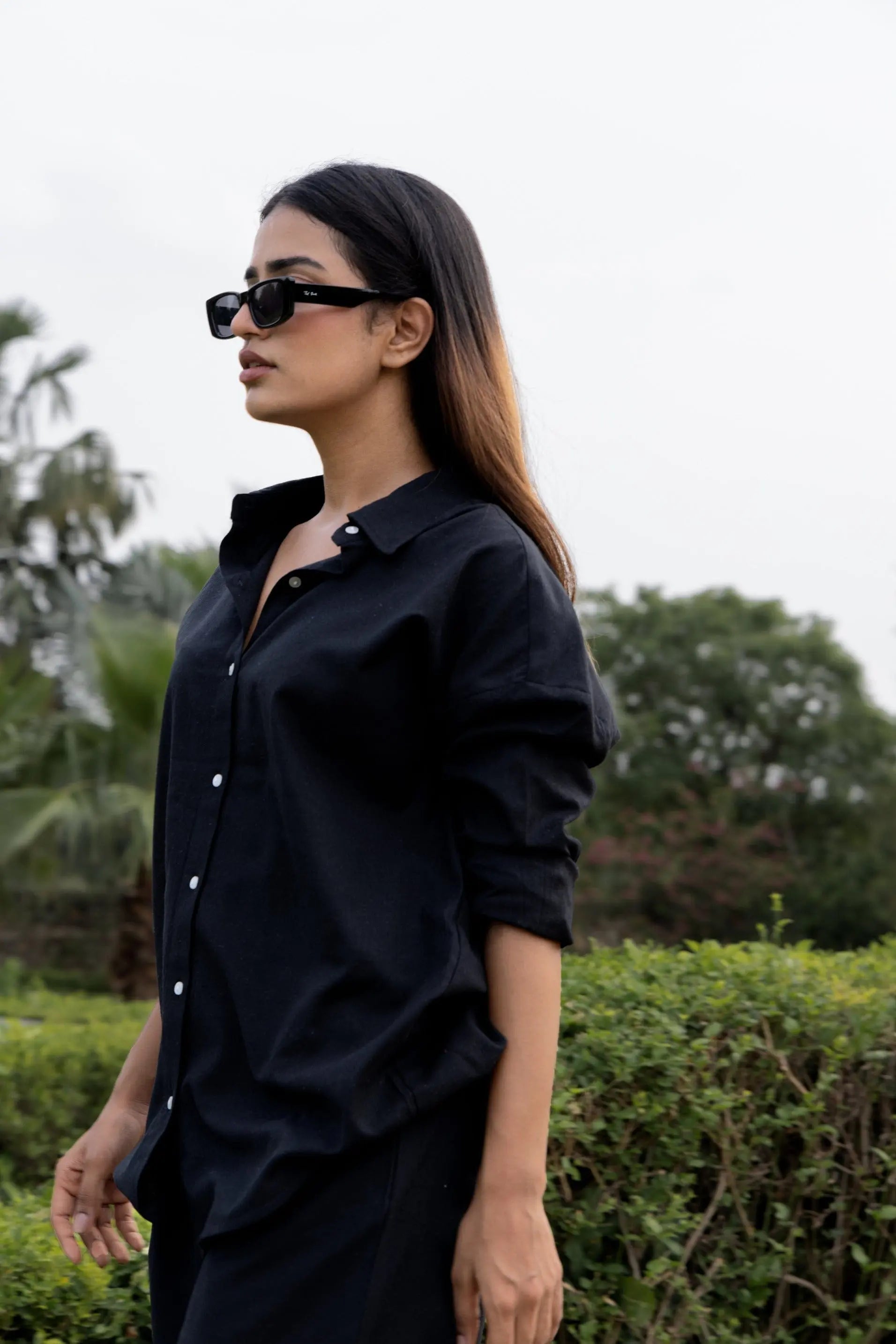 Sugnaa Oversized Cotton Shirt & Shorts