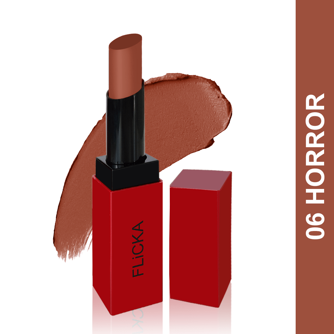 Flicka Cosmetics 06Horror - Lip Alert Creamy Matte Lipstick