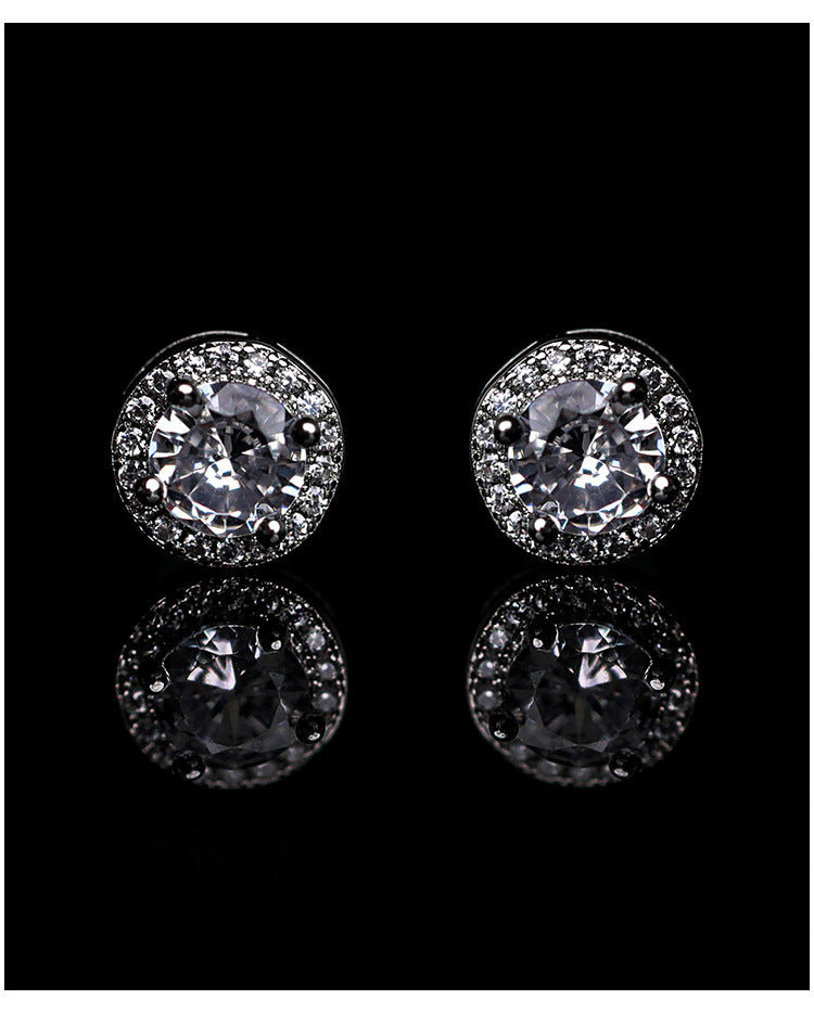 Salty Eclipse Silver Earrings