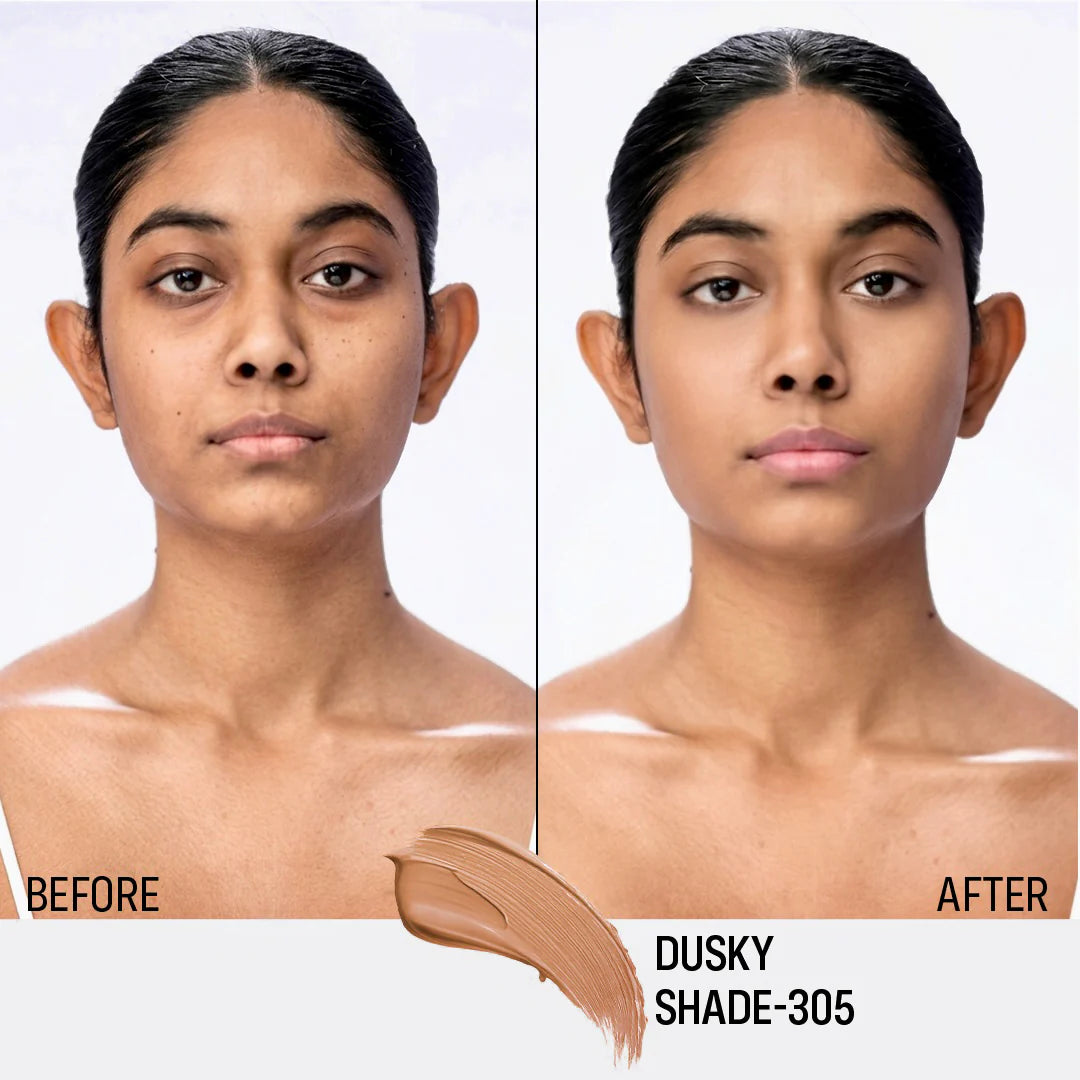 Flicka Cosmetics Shade 305 - High Coverage Hd Liquid Foundation