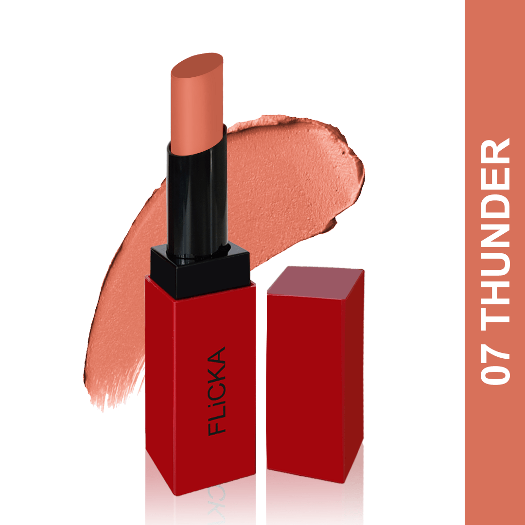 Flicka Cosmetics 07Thunder - Lip Alert Creamy Matte Lipstick