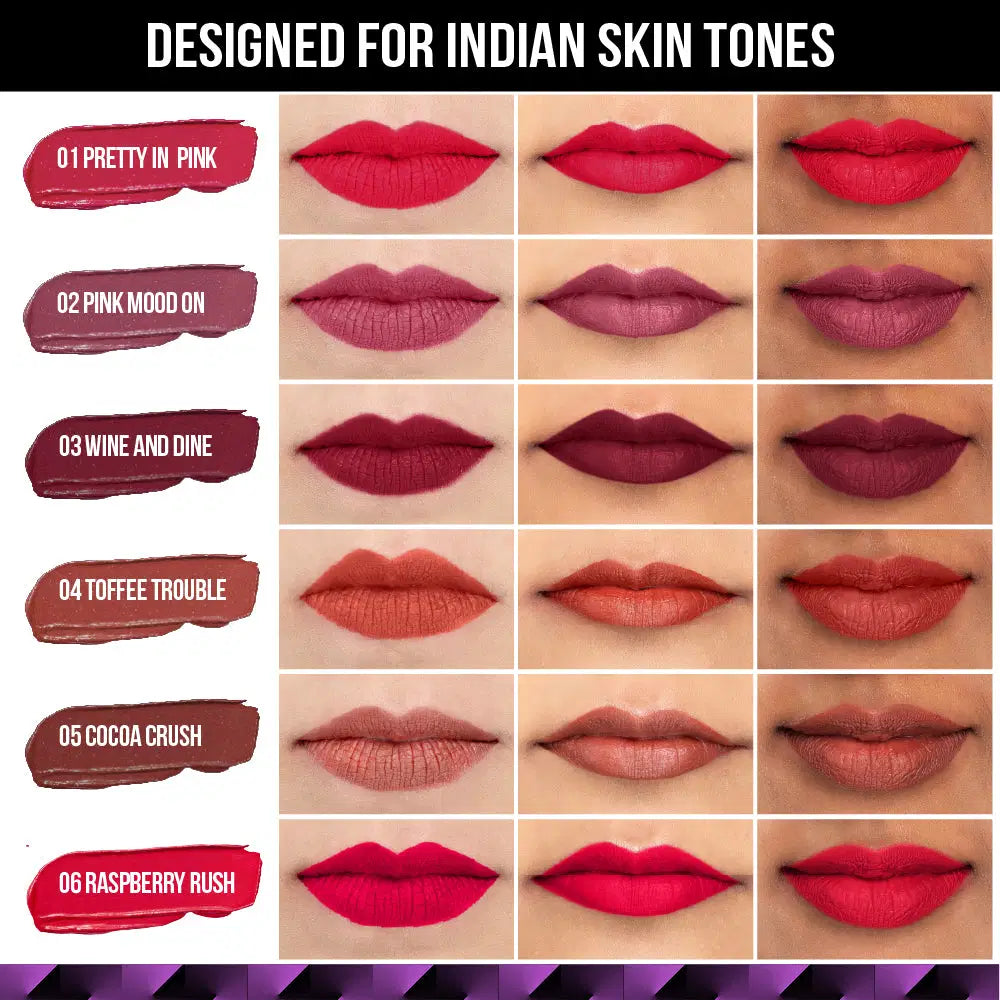 Staze Lips Don’t Lie Liquid Lipstick - 01 Pretty in Pink