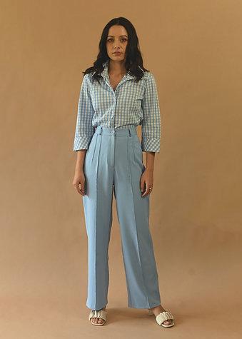 Studio OJS Powder Blue Parallel Trousers