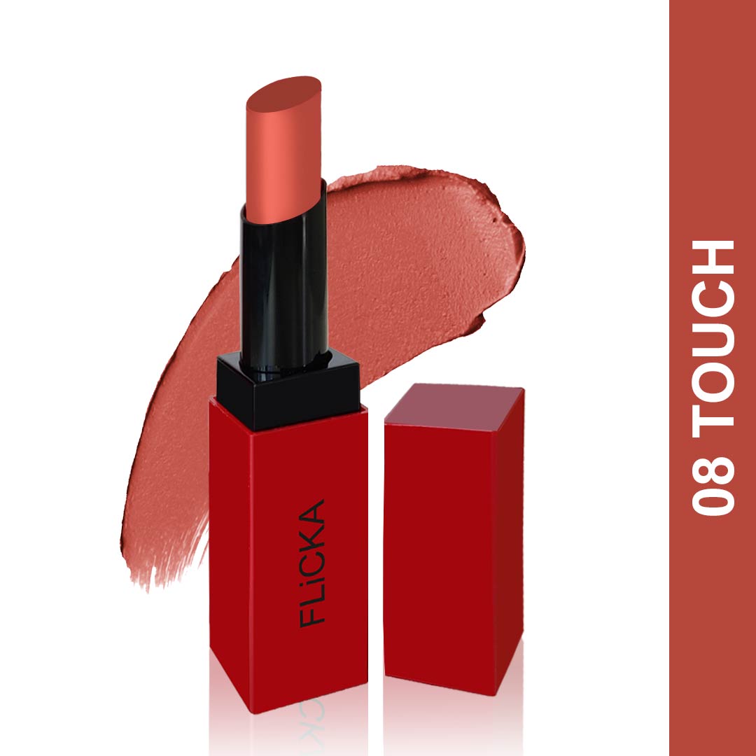 Flicka Cosmetics 08Touch - Lip Alert Creamy Matte Lipstick