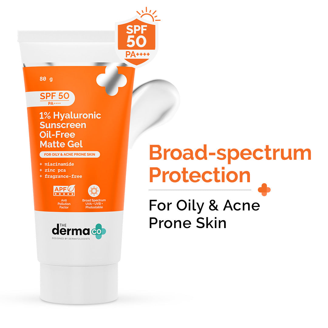 Derma Co 1% Hyaluronic Sunscreen Oil-Free Matte Gel In Vivo Tested