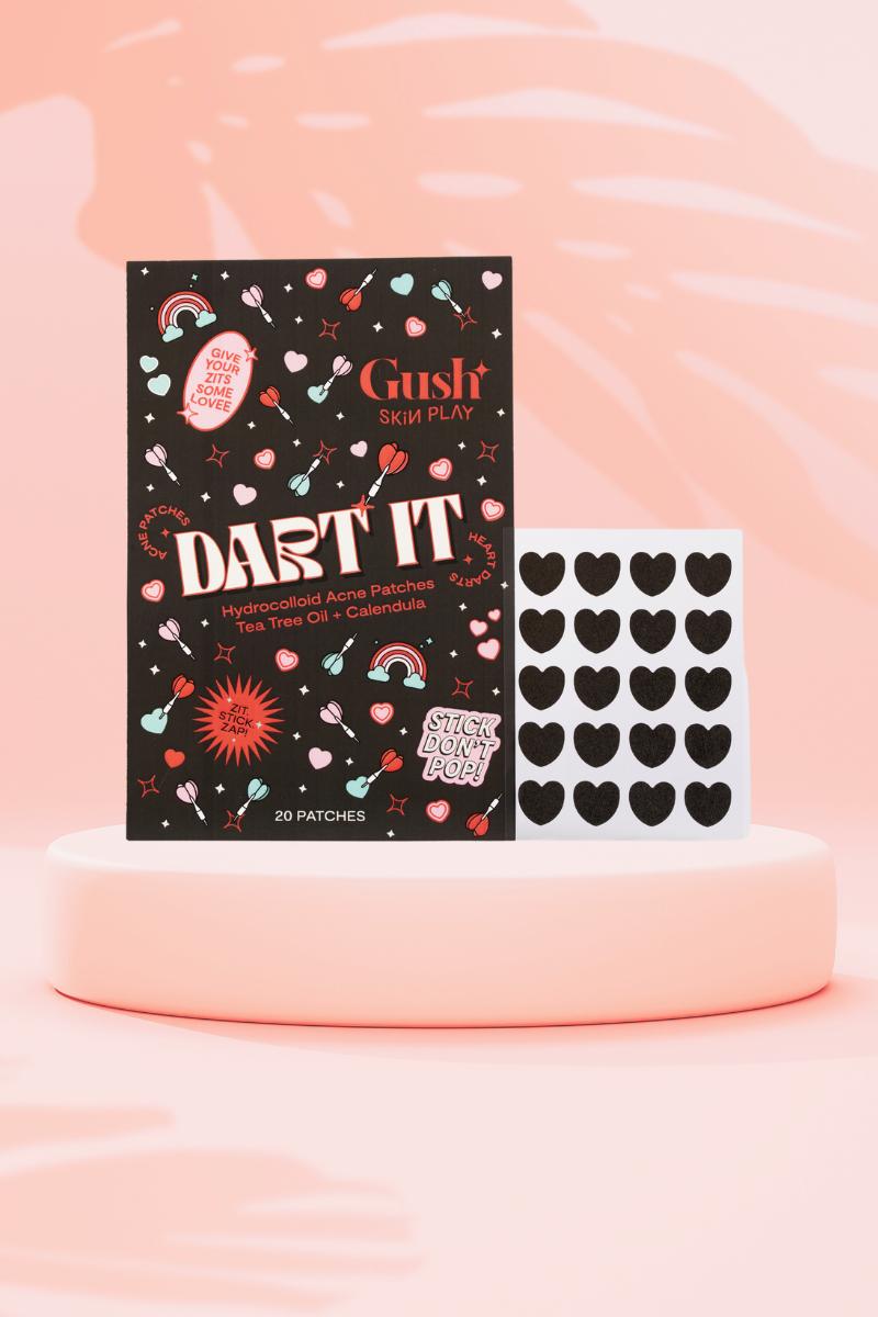 Gush Beauty Dart It Hydrocolloid Pimple Patches- Black Heart
