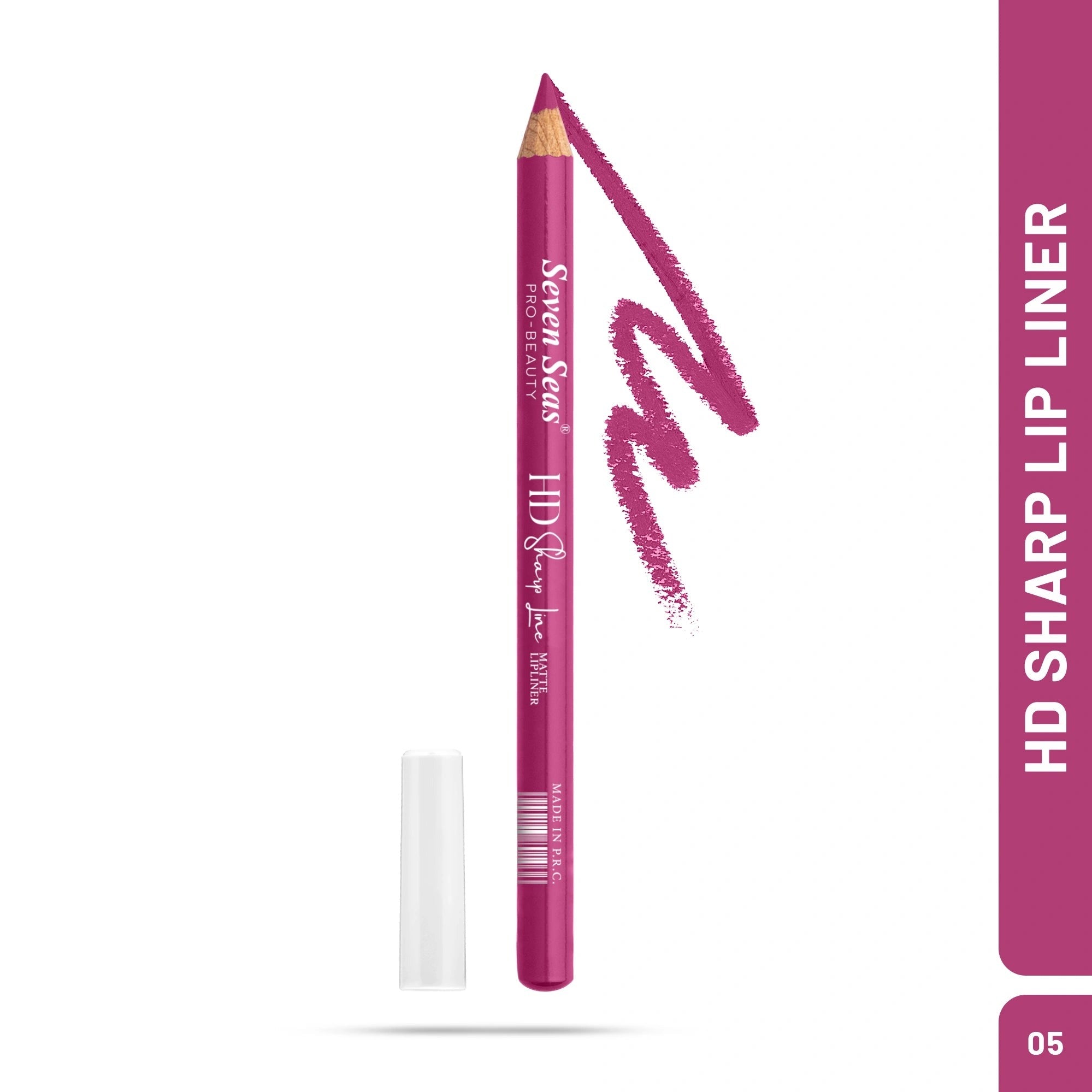 Seven Seas LS-158-05 Rouge Pink HD Sharp Line Matte Lip Liner