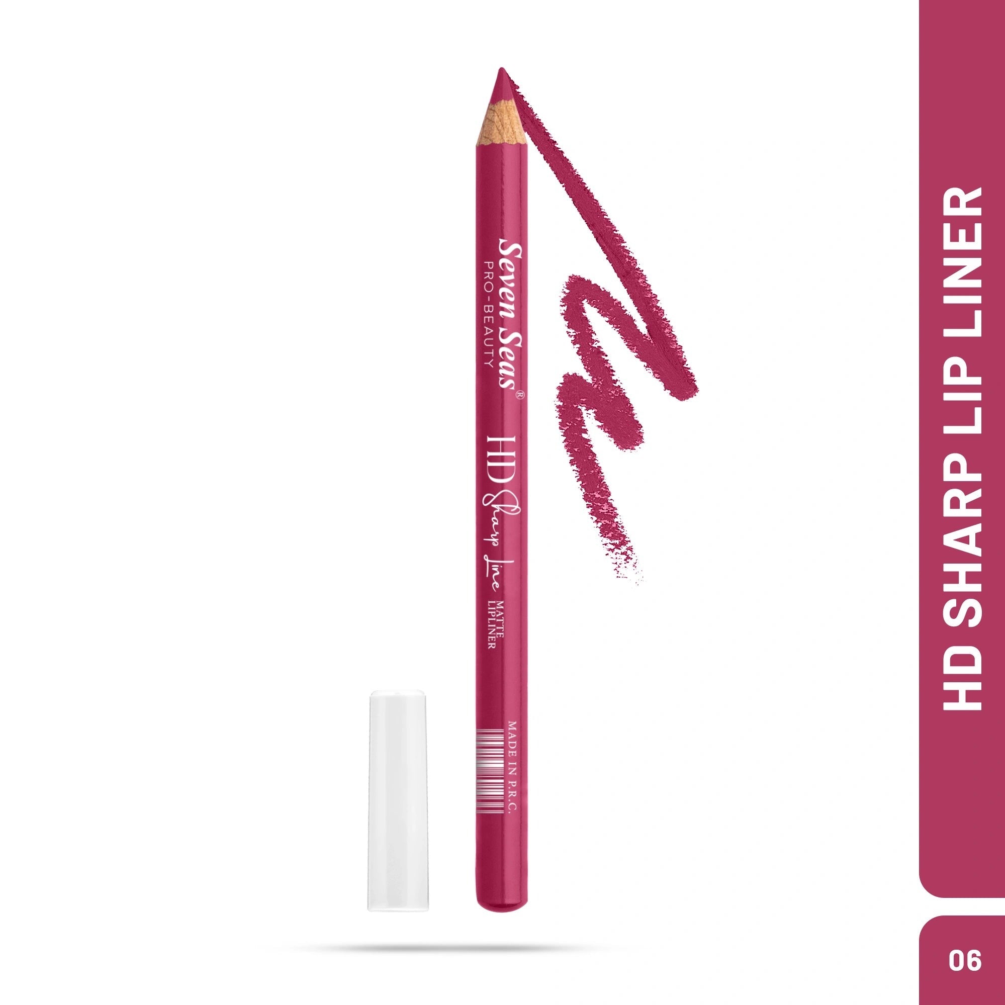 Seven Seas LS-158-06 Rose Pink HD Sharp Line Matte Lip Liner