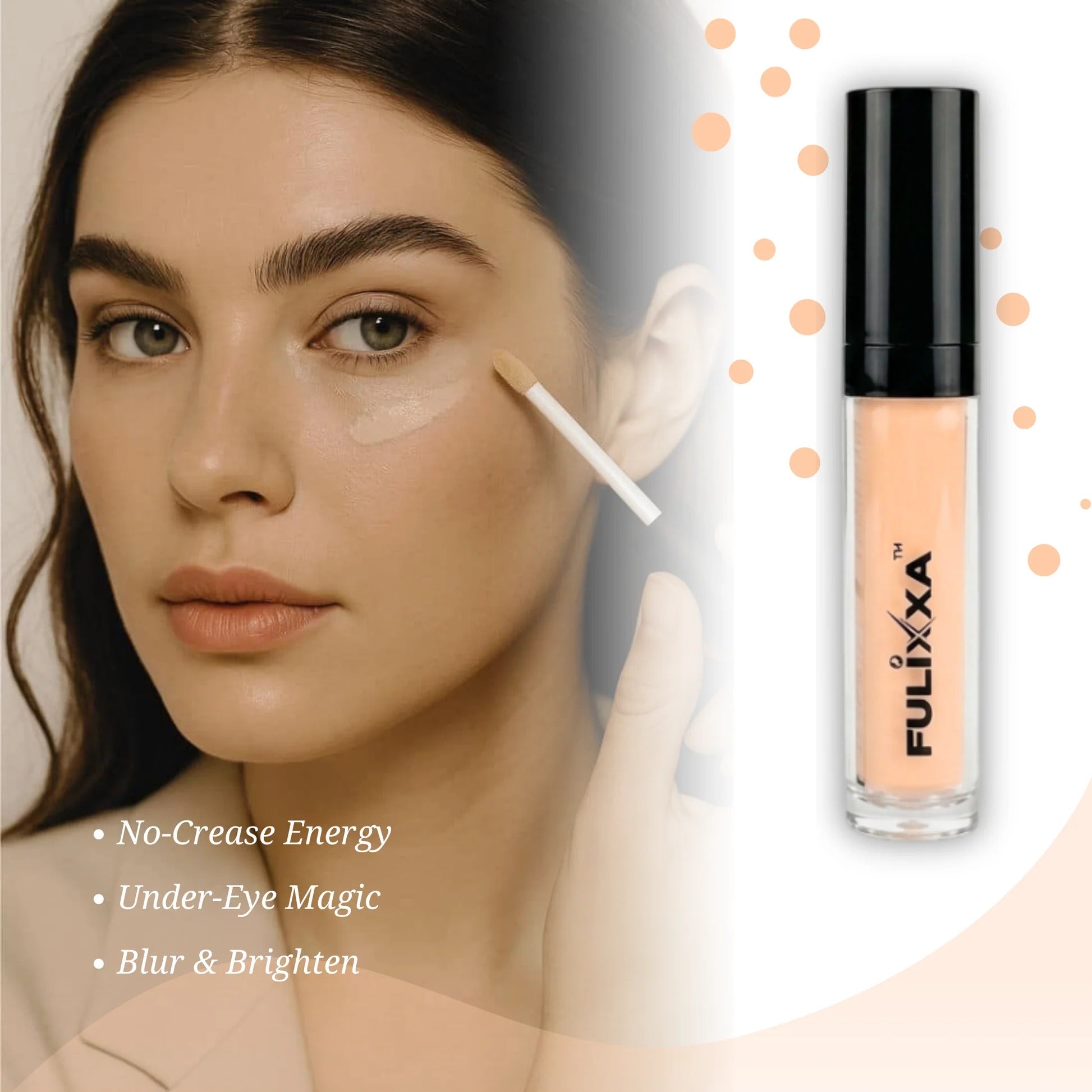 Fulixxa Light Hazel - Glow Up Duo – Concealer & Lumi Cream Everyday Makeup Comb | Pack of 2