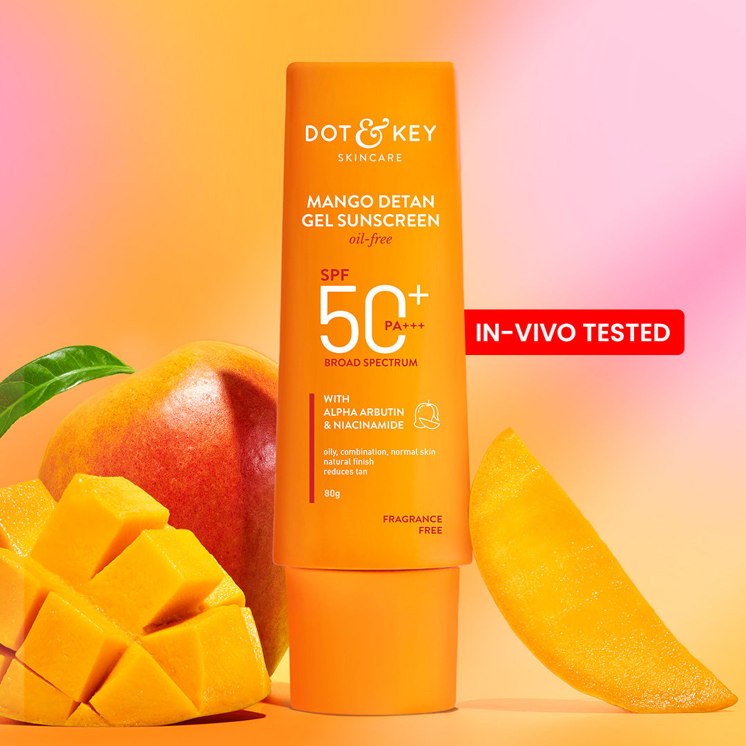 Dot & Key Mango Detan Sunscreen, In-Vivo Tested SPF 50+ PA++++ - 50g