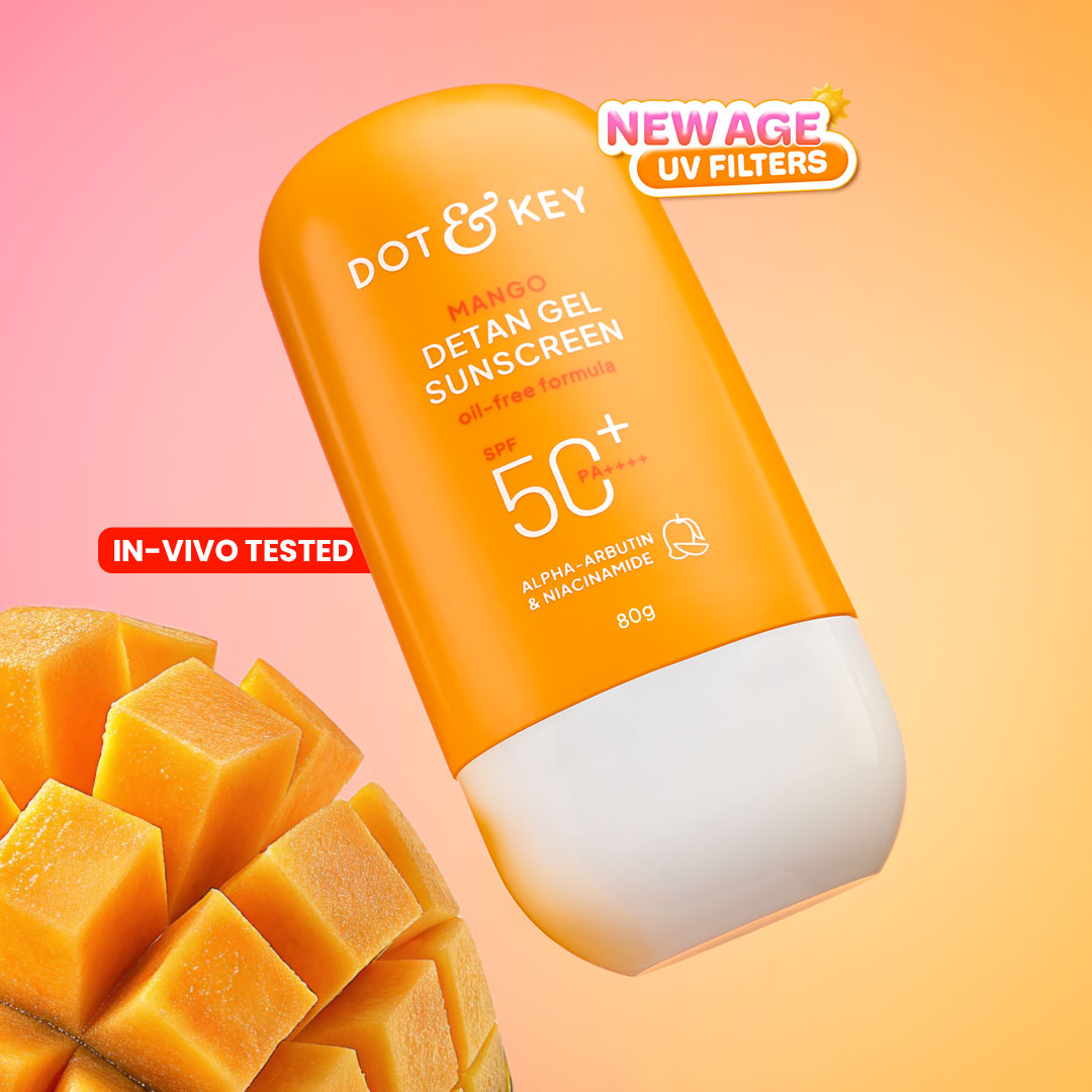 Dot & Key Mango Detan Gel Sunscreen (Oil Free) SPF 50+ PA+++