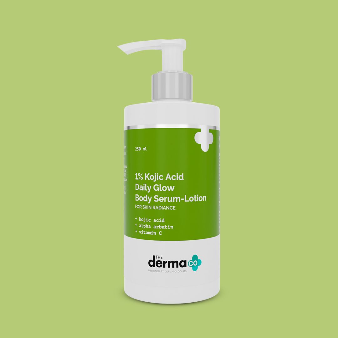 Derma Co 1% Kojic Acid Daily Glow Body Serum-Lotion