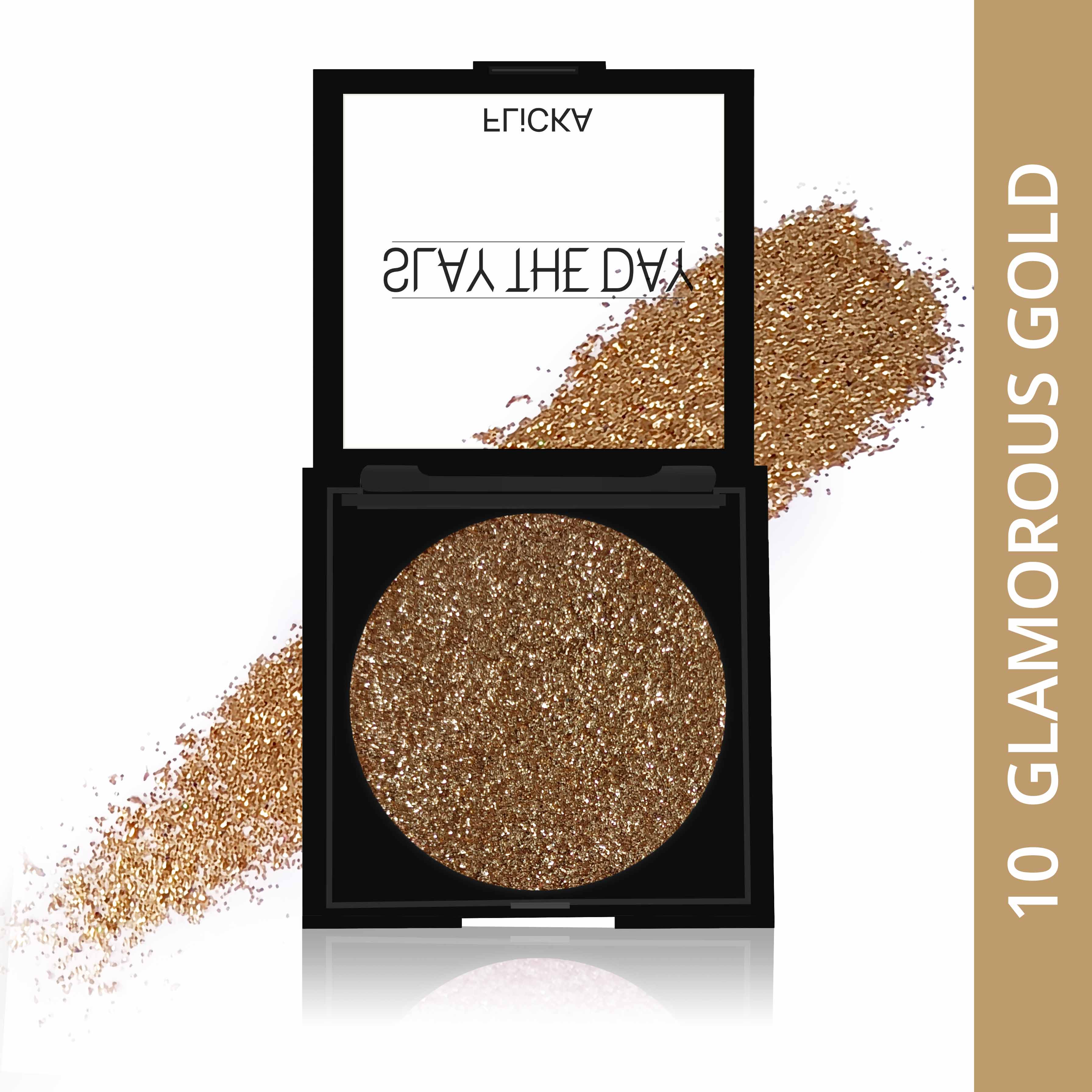 Flicka Cosmetics 10GlamorousGold - Slay The Day - Pressed Glitter
