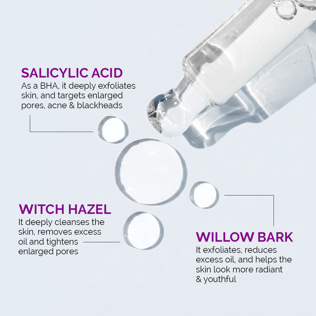 Derma Co 2% Salicylic Acid Face Serum for Active Acne - 30ml