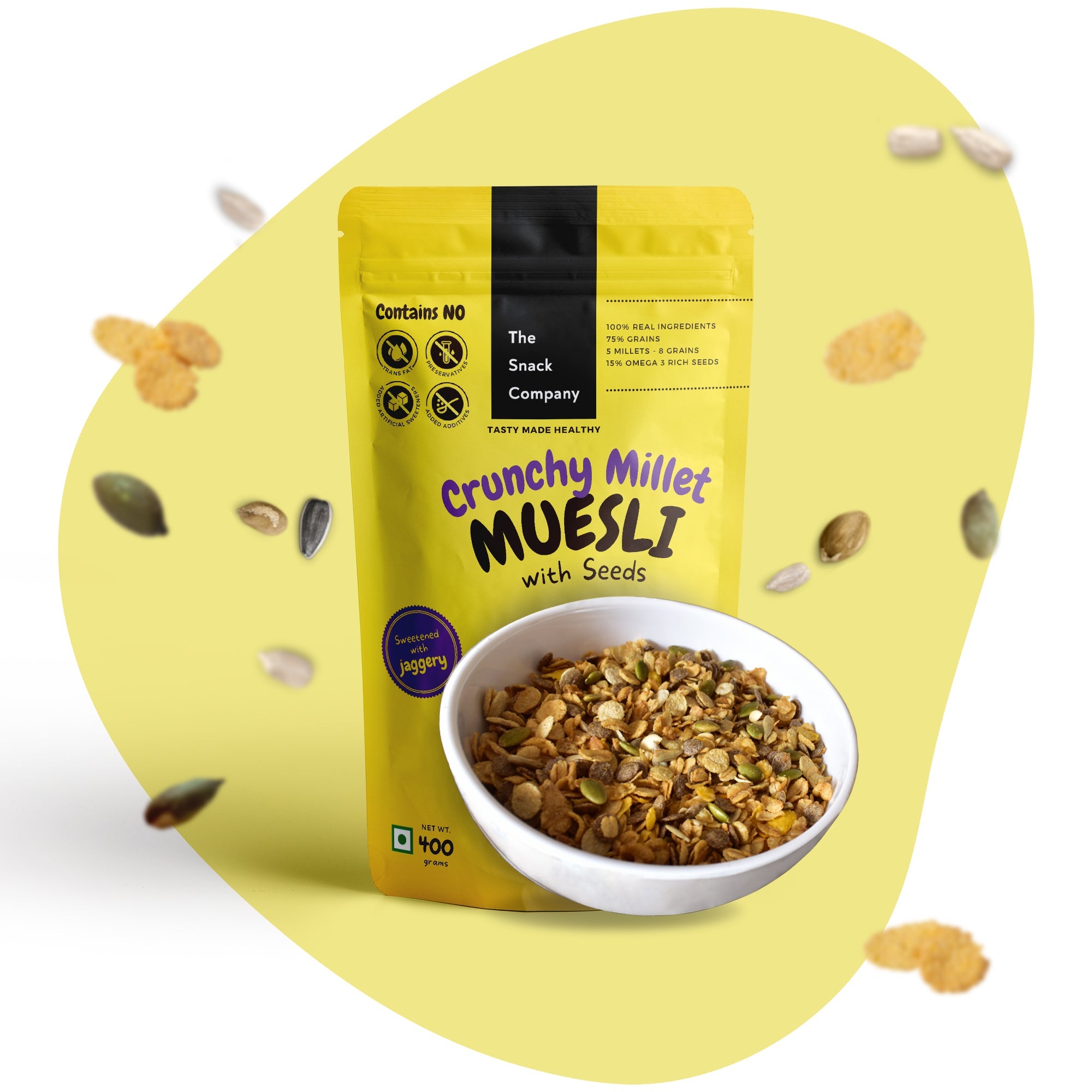 The Snack Company Crunchy Millet Muesli with Seeds
