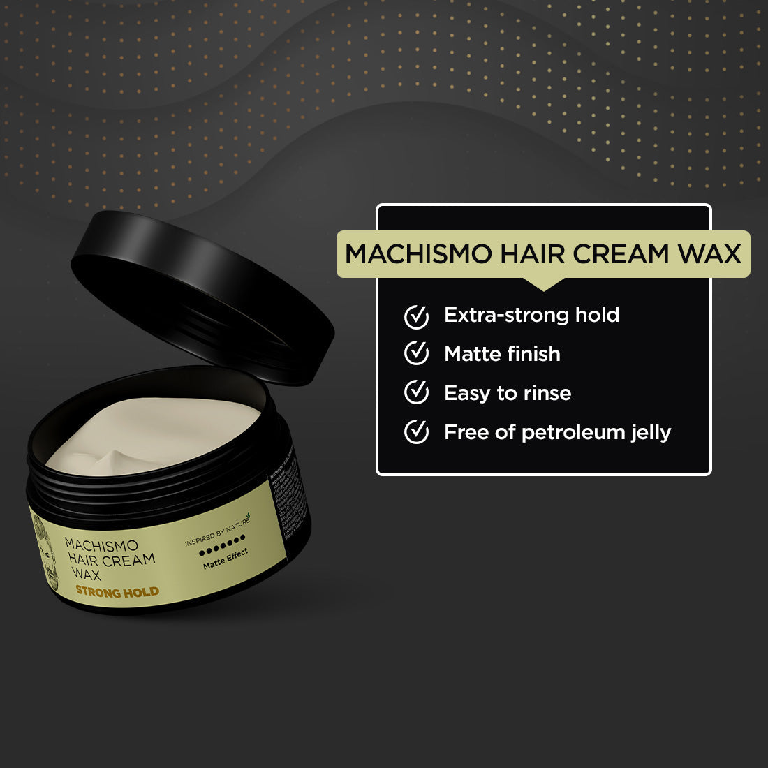 The Man Company Machismo Cream Wax - 100g