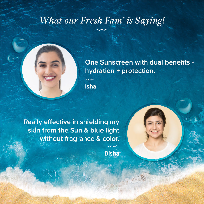 Aqualogica Hydrate+ Dewy Sunscreen - 50g