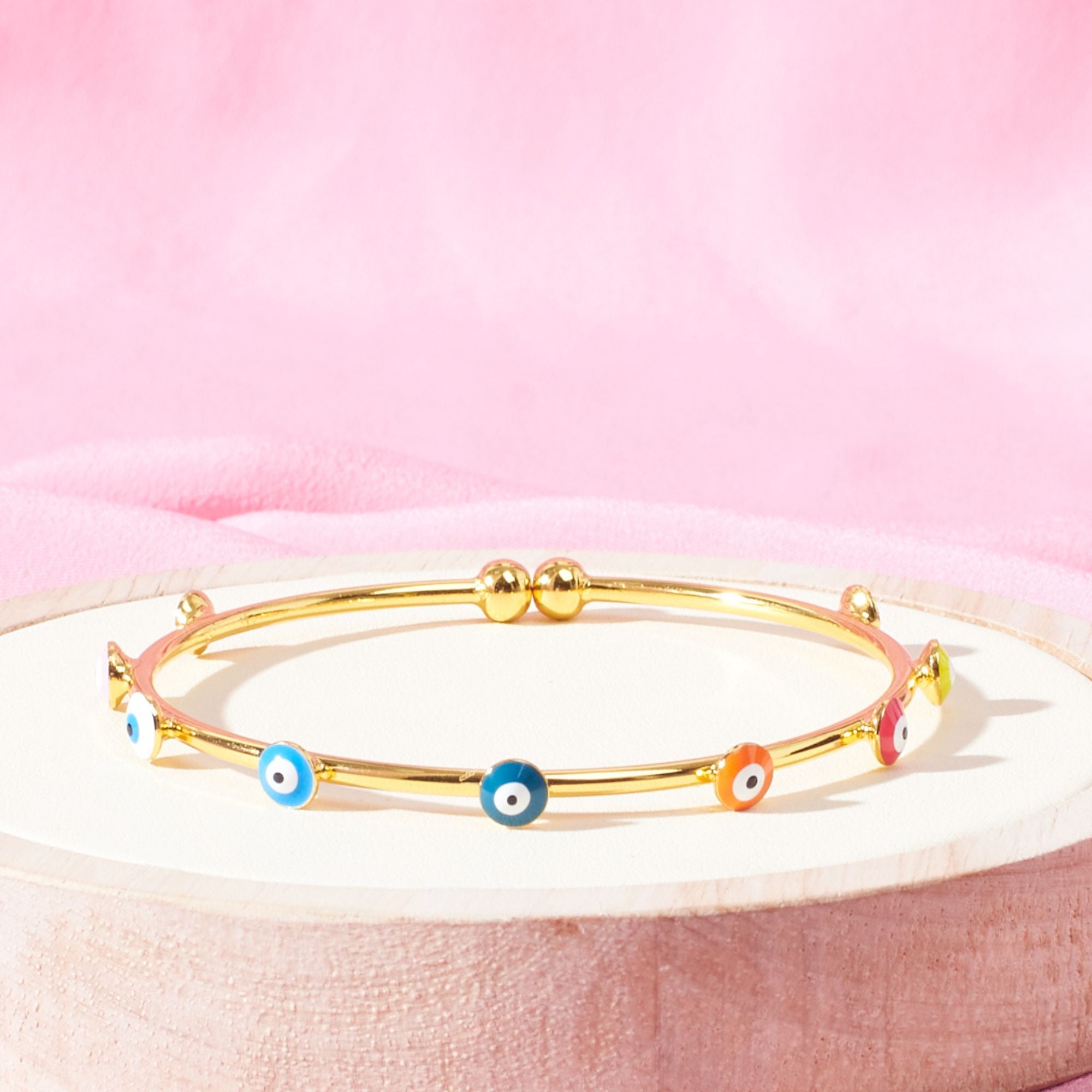 Salty Traditional Multi colour Evil Eye Bangle