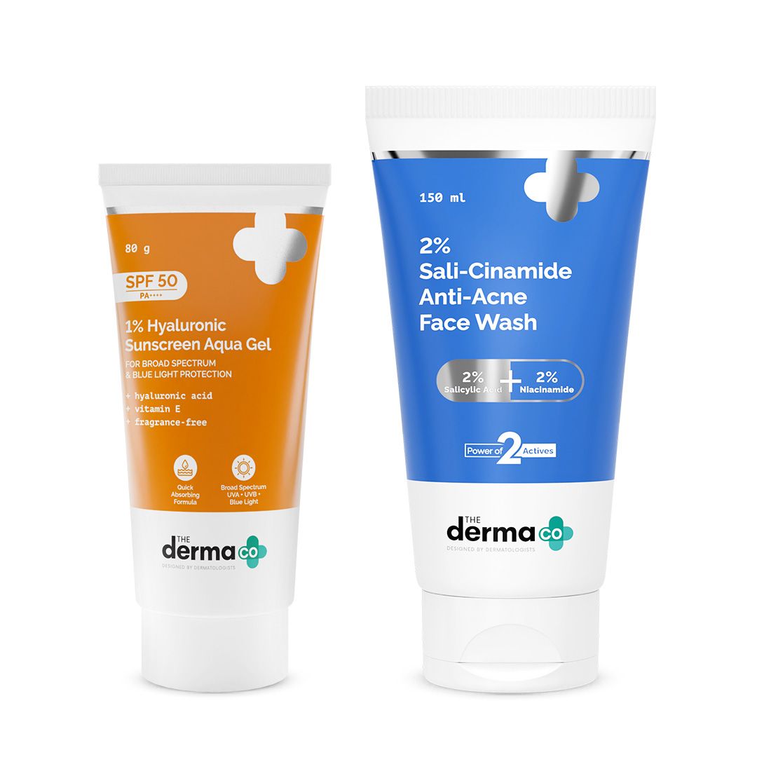 Derma Co Anti-Acne Cleanse & Protect Duo