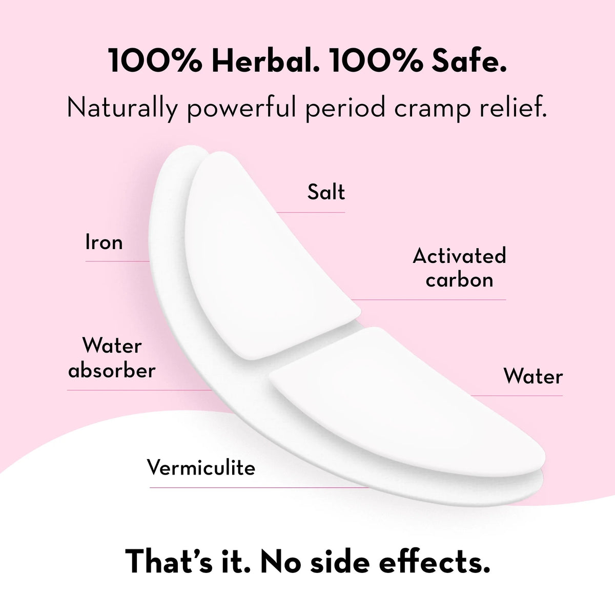 Plush 8+ Hour Instant Cramp Relief Heating Patch (Pack of 2)