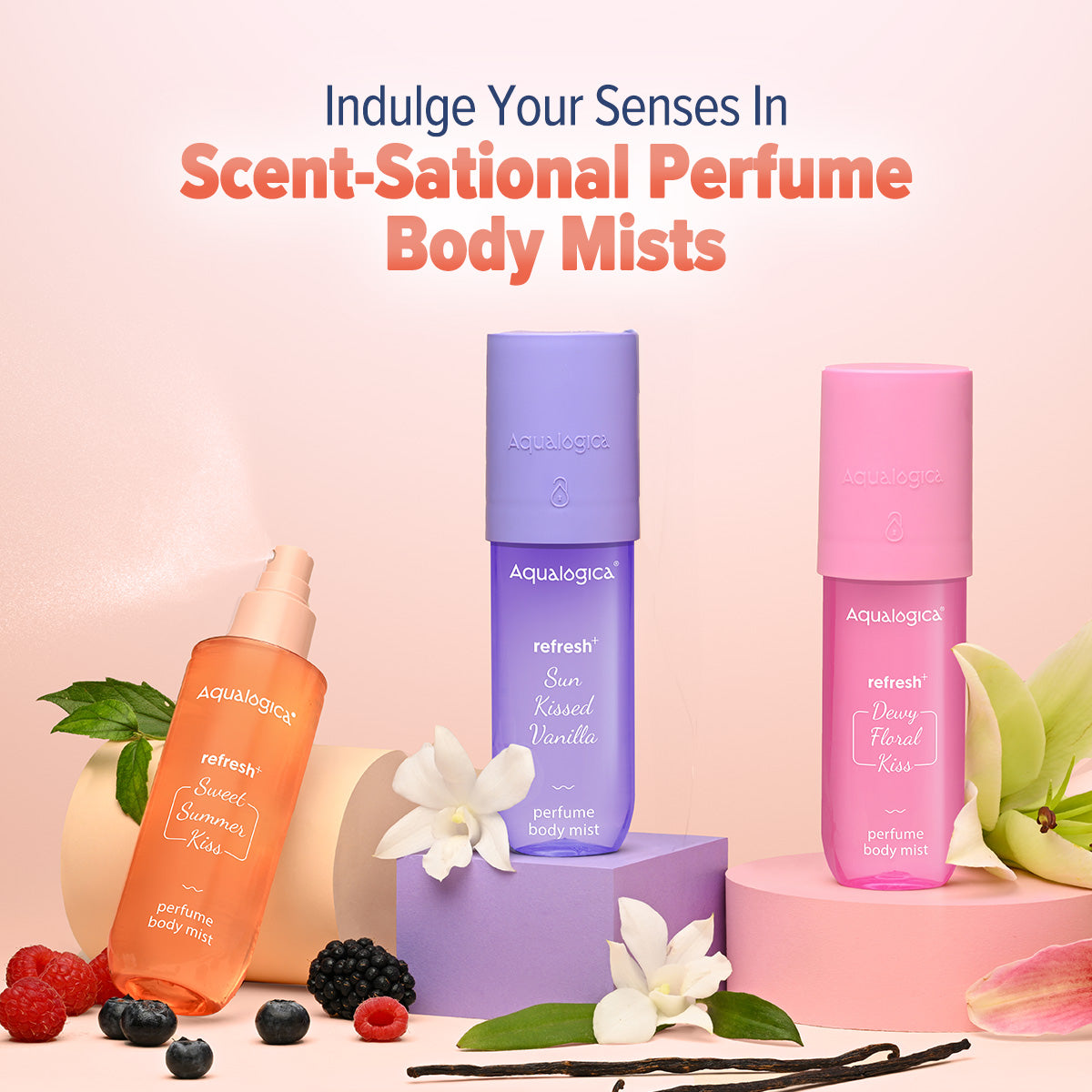 Aqualogica Refresh+ Sweet Summer Kiss Perfume Body Mist